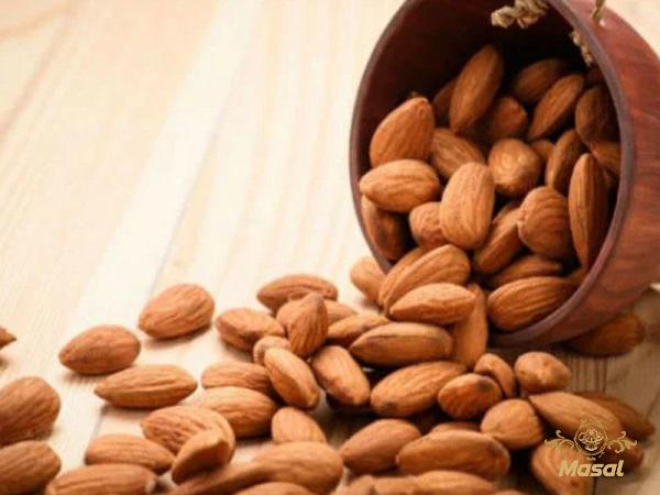 Purchase and price of unsalted almond calories types